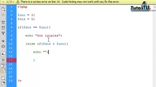 Condicional else if. Tutorial 17. Curso de Programación Php y MySql en Español. смотреть онлайн