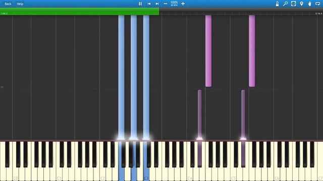 Survive The Swordland - Sword Art Online OST (Piano Tutorial) [Synthesia] смотреть онлайн