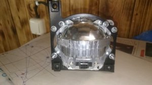 Установка светодиодных линз на Honda cbr 600 f4i