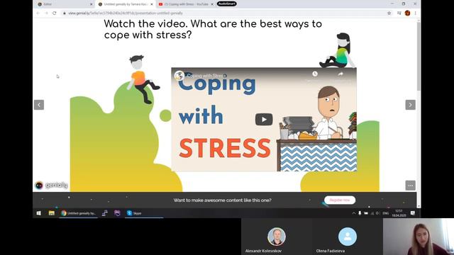 Разговорный клуб английского 18.04 #stressmanagement (Intermediate+)