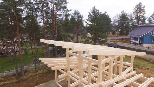 Строительство дома по технологии современный Фахверк смотреть онлайн