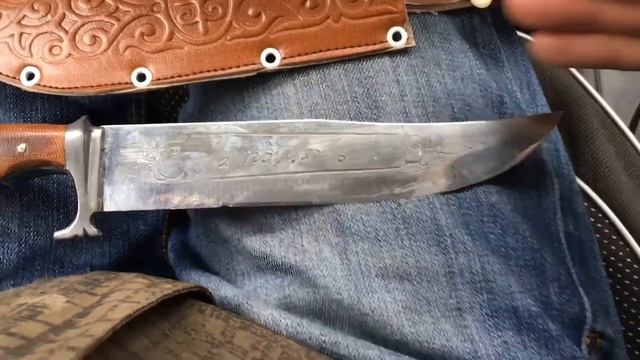 Привезли нож из Узбекистана. Типа «пчак». смотреть онлайн
