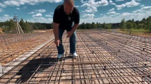 МОНОЛИТНОЕ ПЕРЕКРЫТИЕ. Как построить дом ПРАВИЛЬНО. Строительство дома на этапе Арматурный каркас.