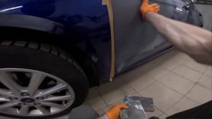 Грамотная подготовка к покраске Форд 3 вторая серия