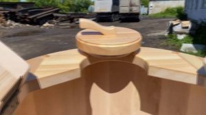 Обзор кедровой бочки AltWood овальной со скосом «Эксклюзивной» от компании Фитородник