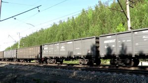 Поезд 100 вагонов, ВЛ10К-1525 + ВЛ10К-340