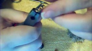 Серьги-водопады из каменной крошки,урок 9