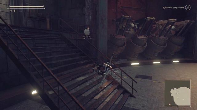 NieR Automata #12 Под Фабрикой, Извращенная религия, Голиаф-многоножка, машины напали на лагерь