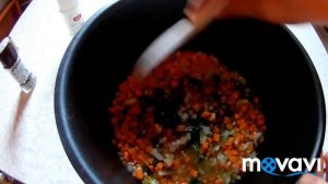 Булгур с овощами в мультиварке.