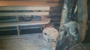 Баня по чёрному,переделанная по белому.