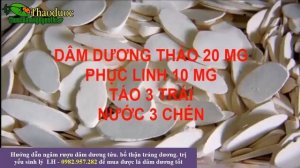 DÂM DƯƠNG HOẮC - LOẠI RƯỢU TIÊN LINH TỈ TỬU ,Bổ thận tráng dương trị yếu sinh lý