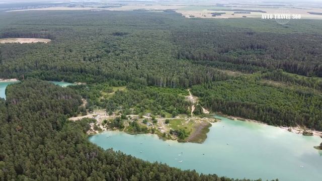 Голубые озера или Белорусские Мальдивы - аэросъемка. Меловые карьеры под Любанью. Беларусь 2020 смотреть онлайн