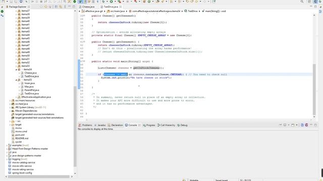 Java Do Not Return Null (Return Empty Collections or Arrays) смотреть онлайн