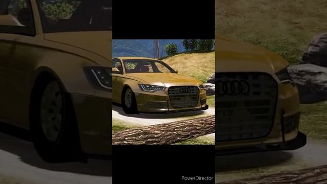 Audi speed breaker in car crash BeamNG Driving #127