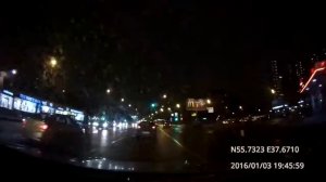 Текстильщики - Тверской - Кузьминки - Текстильщики 03/01/2016 (timelapse 8x)