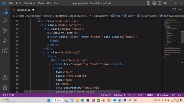 Model Popup Box [ HTML - CSS - JQUERY ] | Simple Popup using HTML CSS and Jquery | Popup in Jquery