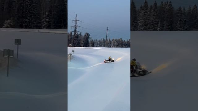 Снегоход BRP LYNX ARMY зашёл на грани #запрудклуб #snowmobile #снегоходыпермь