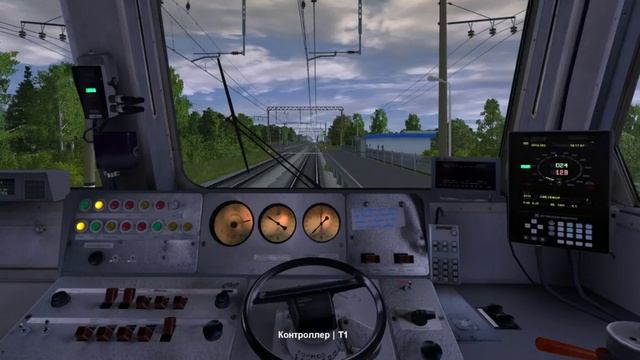 Trainz: ЭД4М-0082, рейс №6413, Волховстрой 1 — Ладожский Вокзал