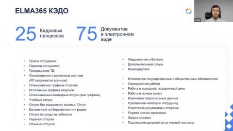 Комплексное HRM решение на базе ELMA365