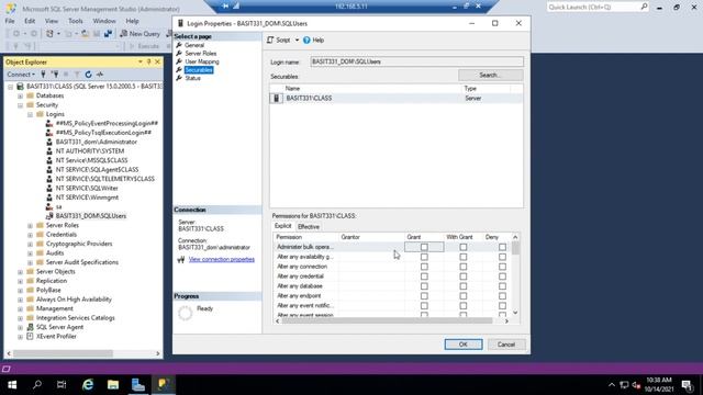 User security in Microsoft SQL Server смотреть онлайн