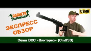 Обзор винтовки Cyma ВСС "Винторез" (cm099)