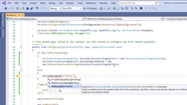 Exception Handling in ASP.NET Core | Infologs