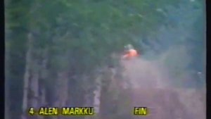 Markku Alen in 1000 Lakes rally 1991