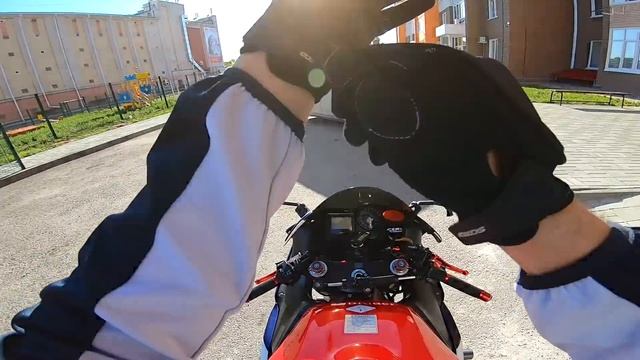 Прокатил девушку полицейского на СПОРТБАЙКЕ