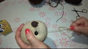 Ёжик Леся 2 часть. Как связать ежика.