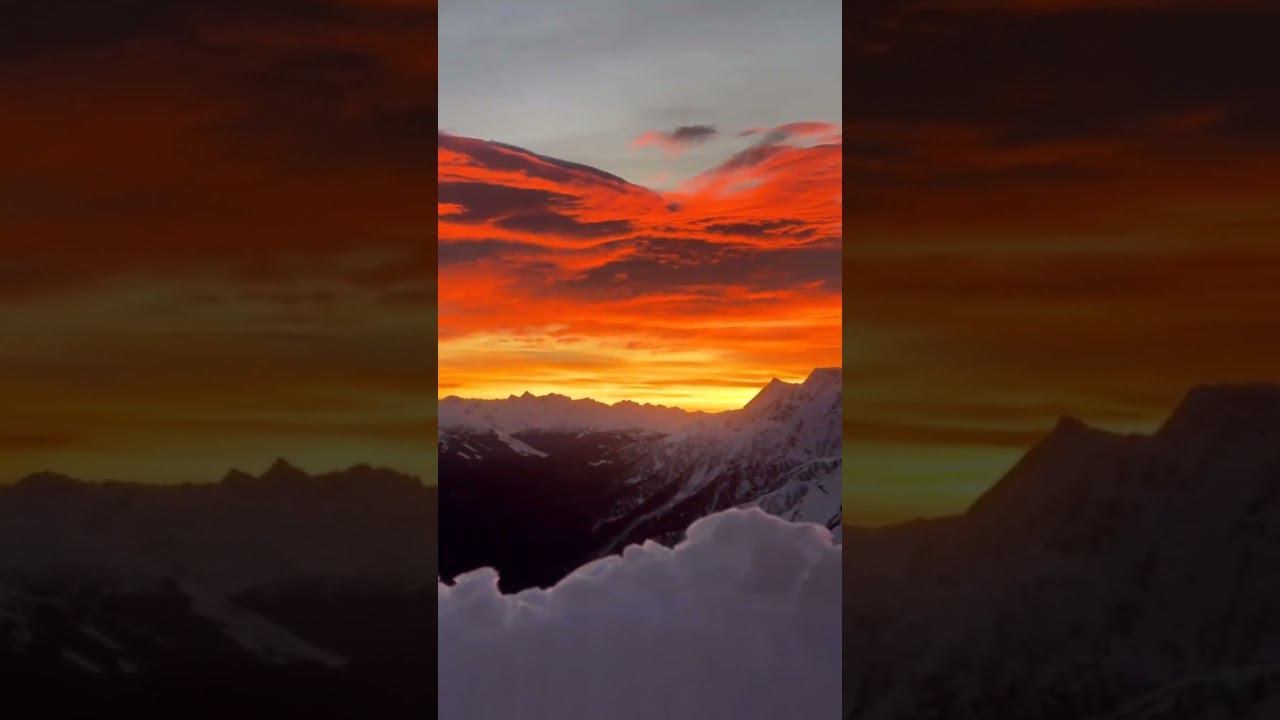 Раннее утро на высоте 2320м.Краски, ради которых можно встать рано"Роза Хутор" kaluginphoto #shorts смотреть онлайн