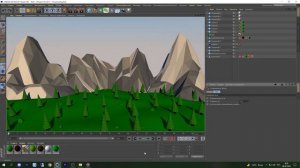 Создаю ландшафт на превью! :D #3d #cinema4d #youtube