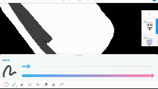 Рисую маску АНОНИМУСА смотреть онлайн