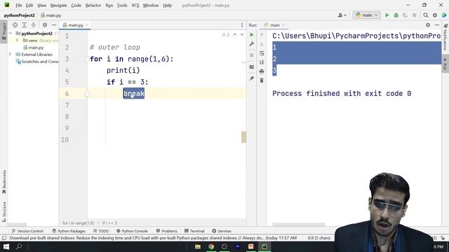 What is Python Break Statement | Break in Python Programming | Break Python 3 #68