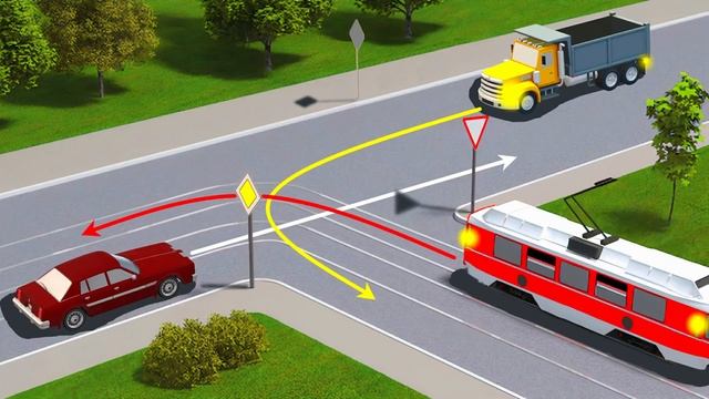 В какой очередности проедут этот перекресток? смотреть онлайн