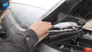 Установка амортизаторов капота на Mitsubishi Pajero Sport 3 / Митцубиши Педжеро Спорт 3