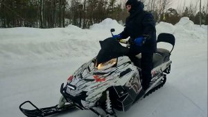 В ПлоскоГорники затесался Polaris RMK 600 | Не хотел запускаться | Ветер в харю, я ху#рю