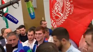 Встречаем золотого медалиста Токио Мусу Евлоева