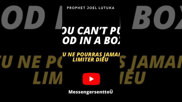 ÉCOUTE | LISTEN  | PROPHET JOEL LUTUKA #hearthis