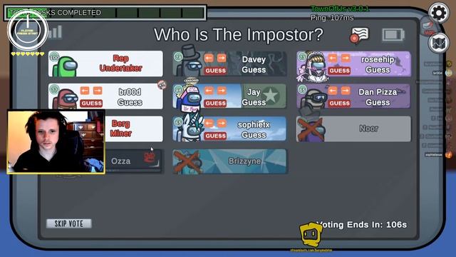 Town of Us! - Modded Among Us with FF смотреть онлайн