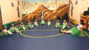 Ритмическая гимнастика "Грация". Младшая группа. 1 состав.