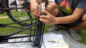 Installing TOPEAK TRUNKBAG DXP and SUPER TOURIST DX RACK on MTB