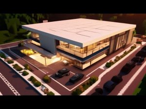 Minecraft строительство автосалона BMW