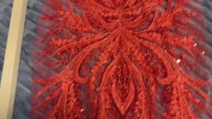 Вышивка люневильским крючком кружева для платья, смена рамы