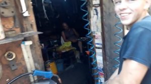 Ремонт рессоры и замена бабочки на верхней задней тяге! Камаз кран!