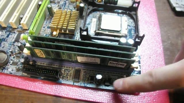 Ремонт материнской платы и обзор оперативной памяти DDR1 на BGA!