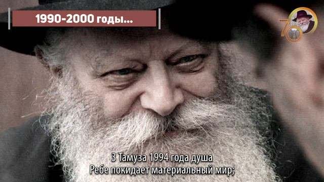 70 лет руководства Любавичского Ребе (10 Швата, Йуд Шват)
