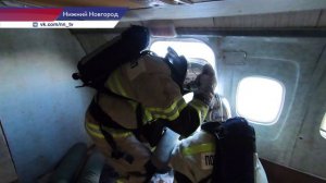 В аэропорту Стригино прошли учения спасателей