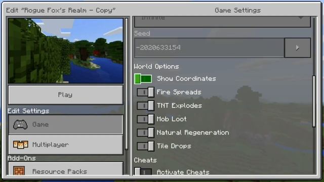 How to Enable Realm Coordinates - Minecraft Bedrock ( Xbox / MCPE / Windows 10 / Switch ) смотреть онлайн