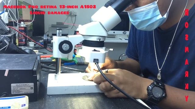 How to fix Macbook Pro retina 13-inch A1502 Liquid Damaged-No Power-Not Charging-Battery Replacemen смотреть онлайн