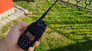 Тест дальности раций перед отправкой нашим. Рация за 5-6 тысяч рублей. TYT TH-UV8000D
